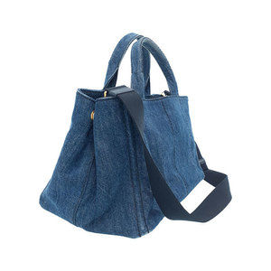 Prada Tote 2WAY Kanapa Denim Bag